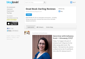 Bloglovin' page for Dead Book Darling.