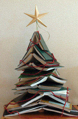 A Christmas Tree of Books
