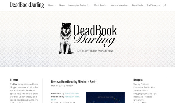 New Layout- Dead Book Darling